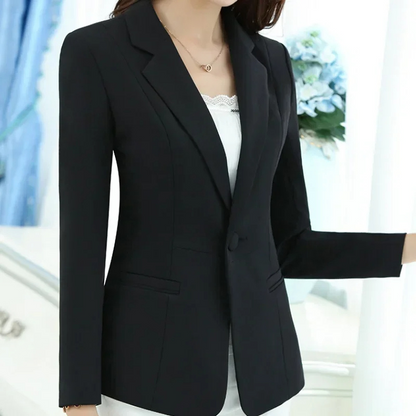 Lina-Marie® | Stylischer Damenblazer mit Knopfverschluss am Knöchel – perfekt für die Arbeit