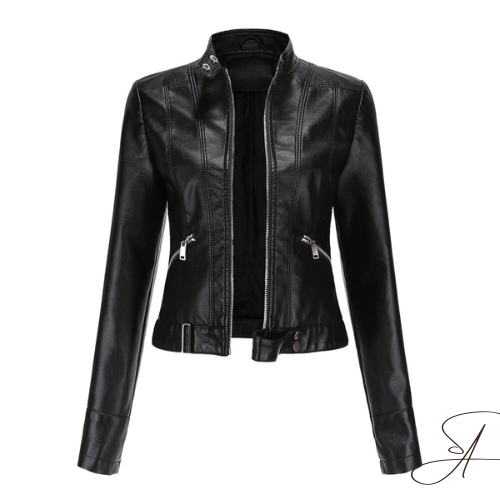 Clara® | Elegante Lederjacke