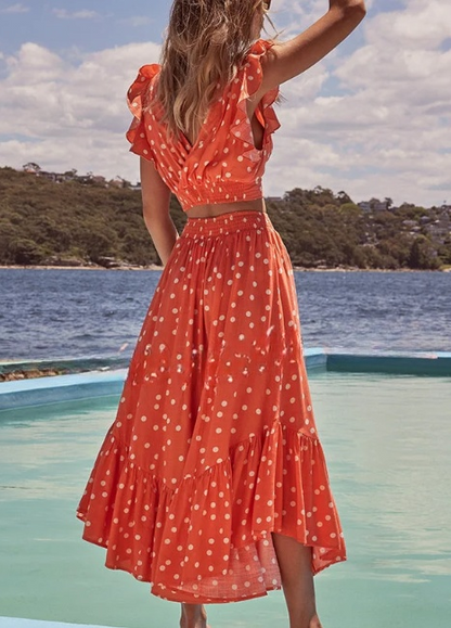 Poka Polka Dot Print Kleid von "Day on The Beach"