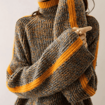 Mar® | Gestrickter Rollkragenpullover