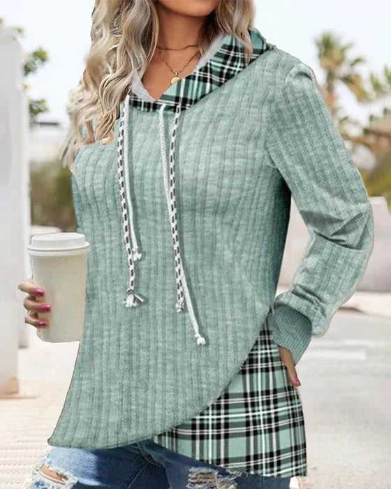 Carolina® | Karierter Kapuzenpullover