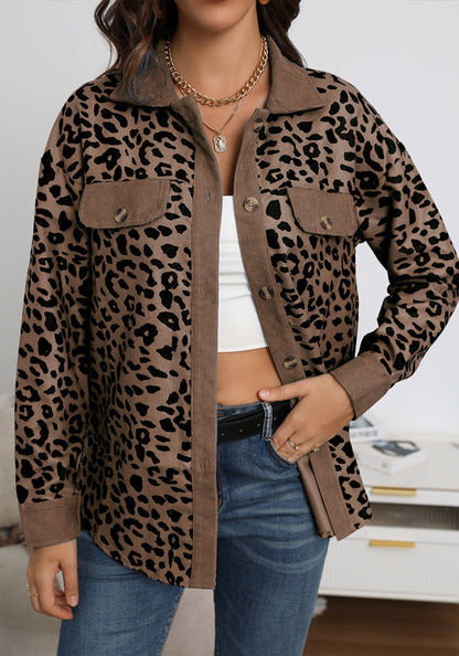 Alejandra® | Strickjacke mit Leopardenmuster