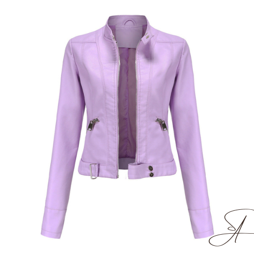 Clara® | Elegante Lederjacke