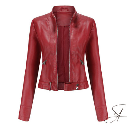 Clara® | Elegante Lederjacke