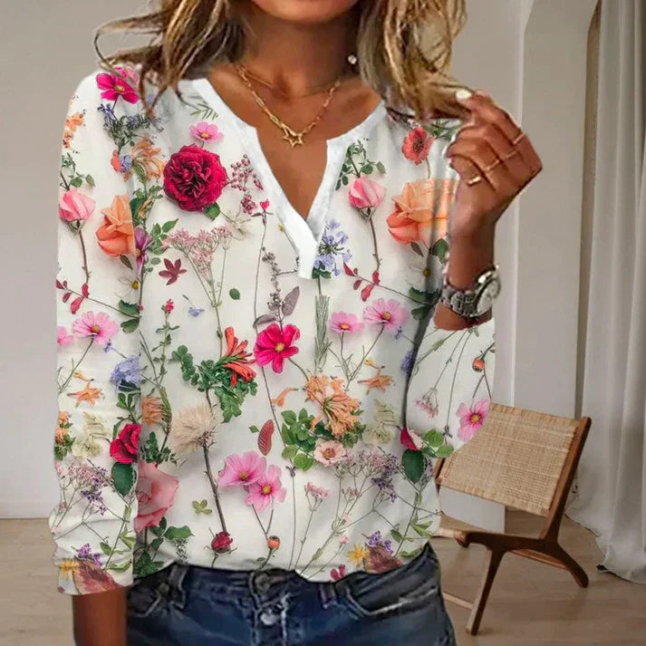 Lien® | Lässige Bluse mit Blumendruck