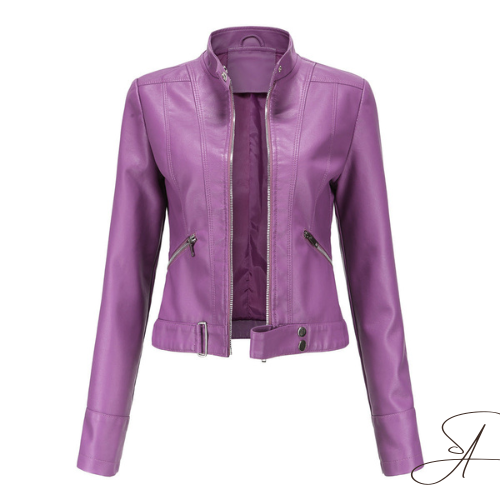 Clara® | Elegante Lederjacke